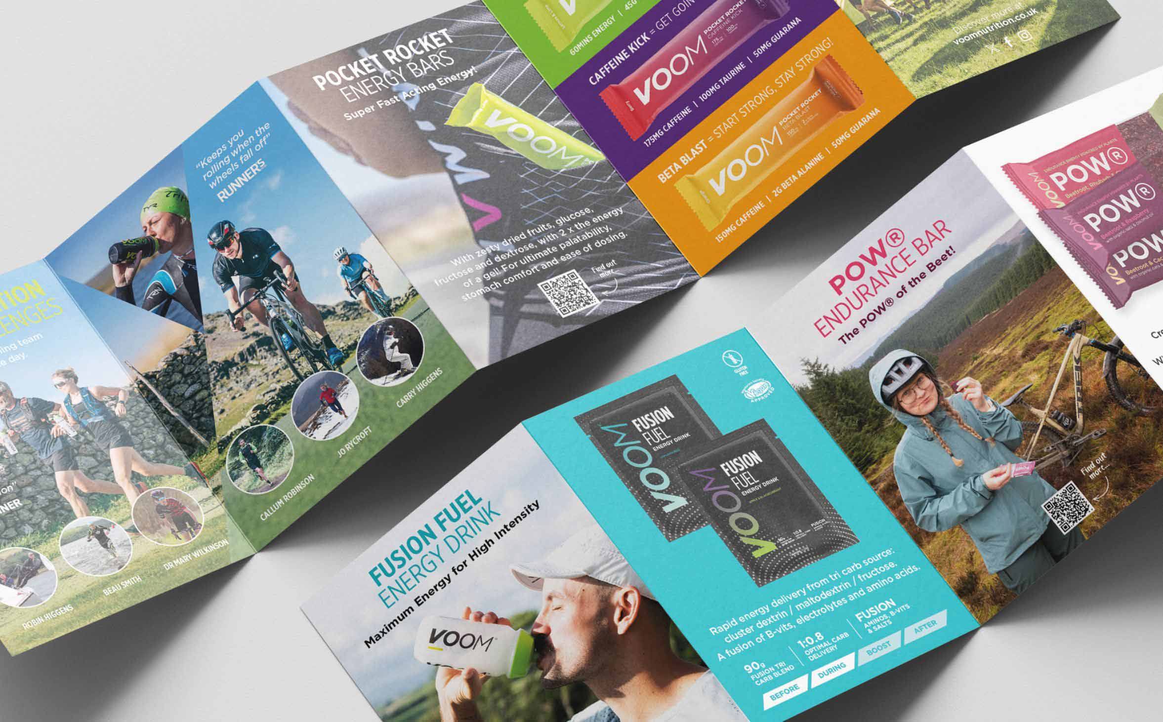 VOOM Nutrition product leaflet visual