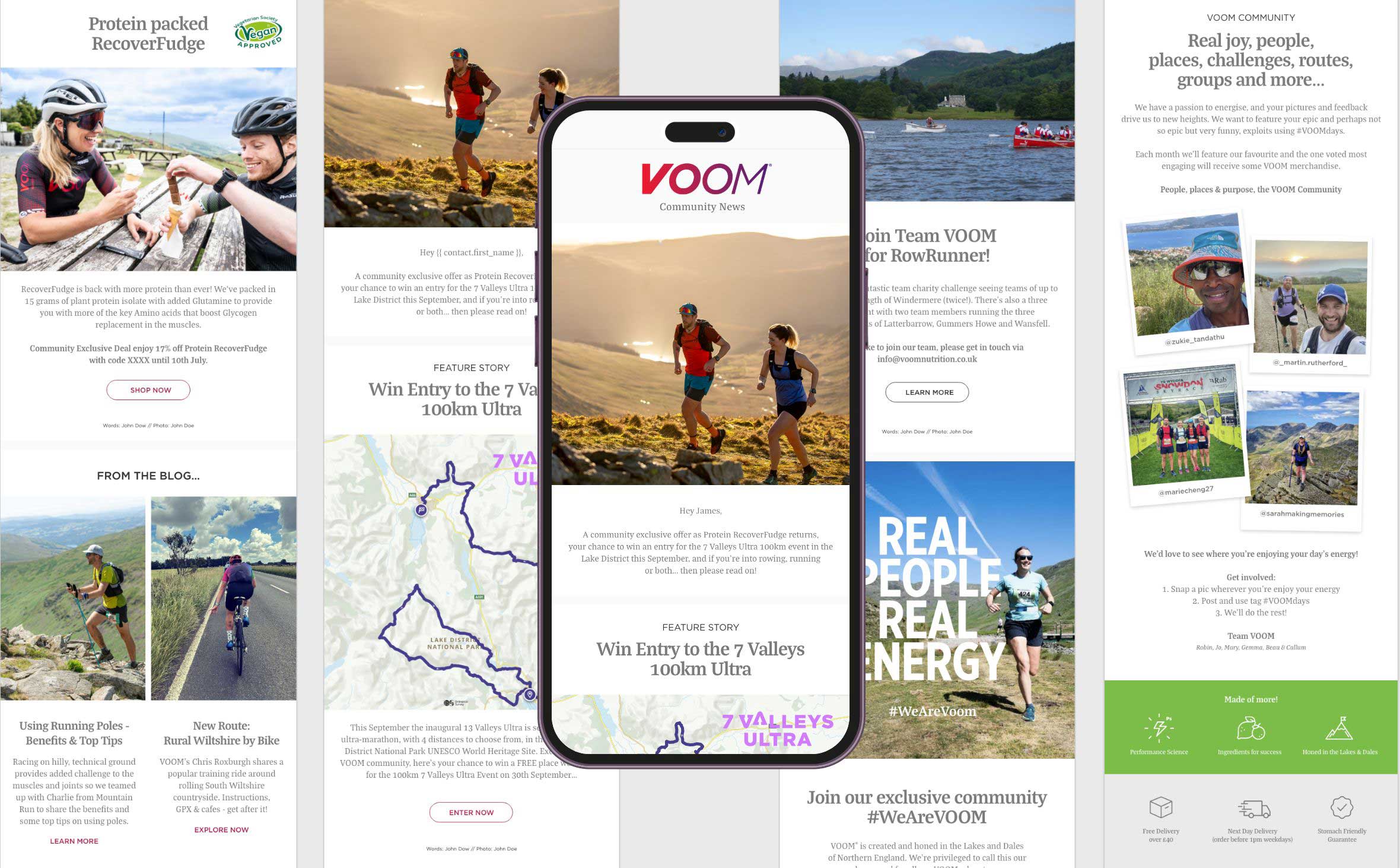 VOOM Nutrition email newsletter visual